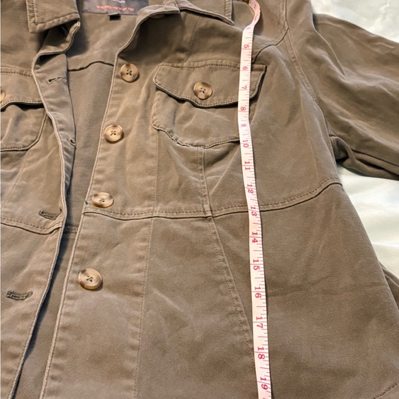 Torrid Olive/Army green soft Jean jacket- size 00!!! - Picture 1 of 3